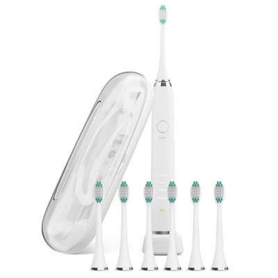 Sonic Electric Toothbrush Ultra Whitening Smart Toothbrush with 6 Brush Heads 4 Brushing Modes